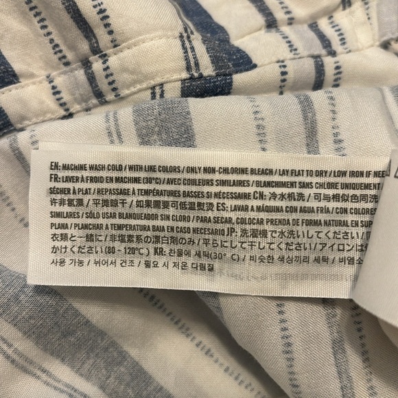 Hollister Blue & Whte Striped Sun Dress - Picture 6 of 7